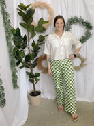 Mica Lochinvar Green Jeans-Jeans-mica-The Silo Boutique, Women's Fashion Boutique Located in Warren and Grand Forks North Dakota