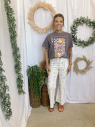 Queen of Hearts Purple Tee-Graphic Tees-faire-The Silo Boutique, Women's Fashion Boutique Located in Warren and Grand Forks North Dakota