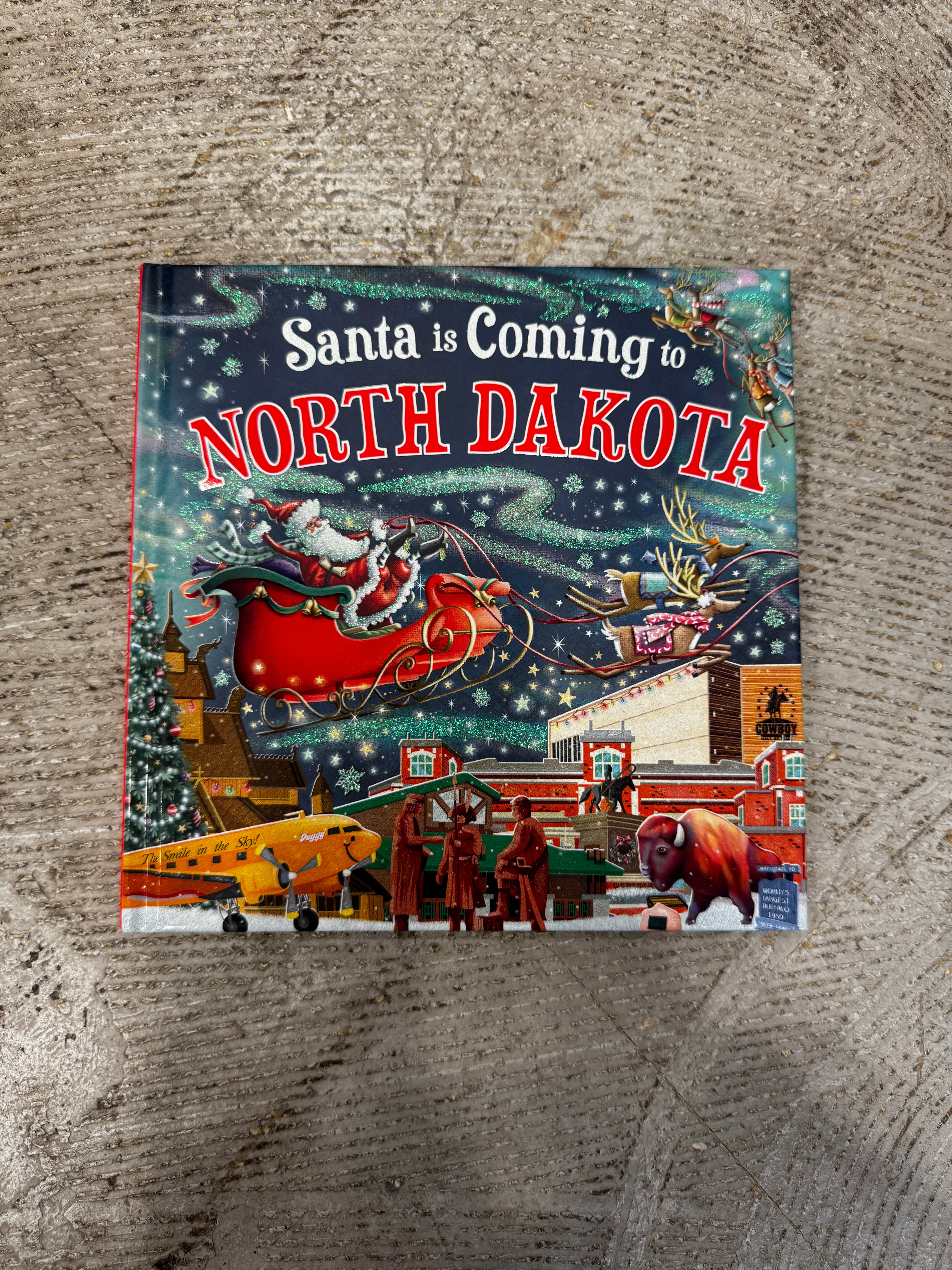 Santa is Coming to North Dakota Book (Smaller)-Books-fair-The Silo Boutique, Women's Fashion Boutique Located in Warren and Grand Forks North Dakota