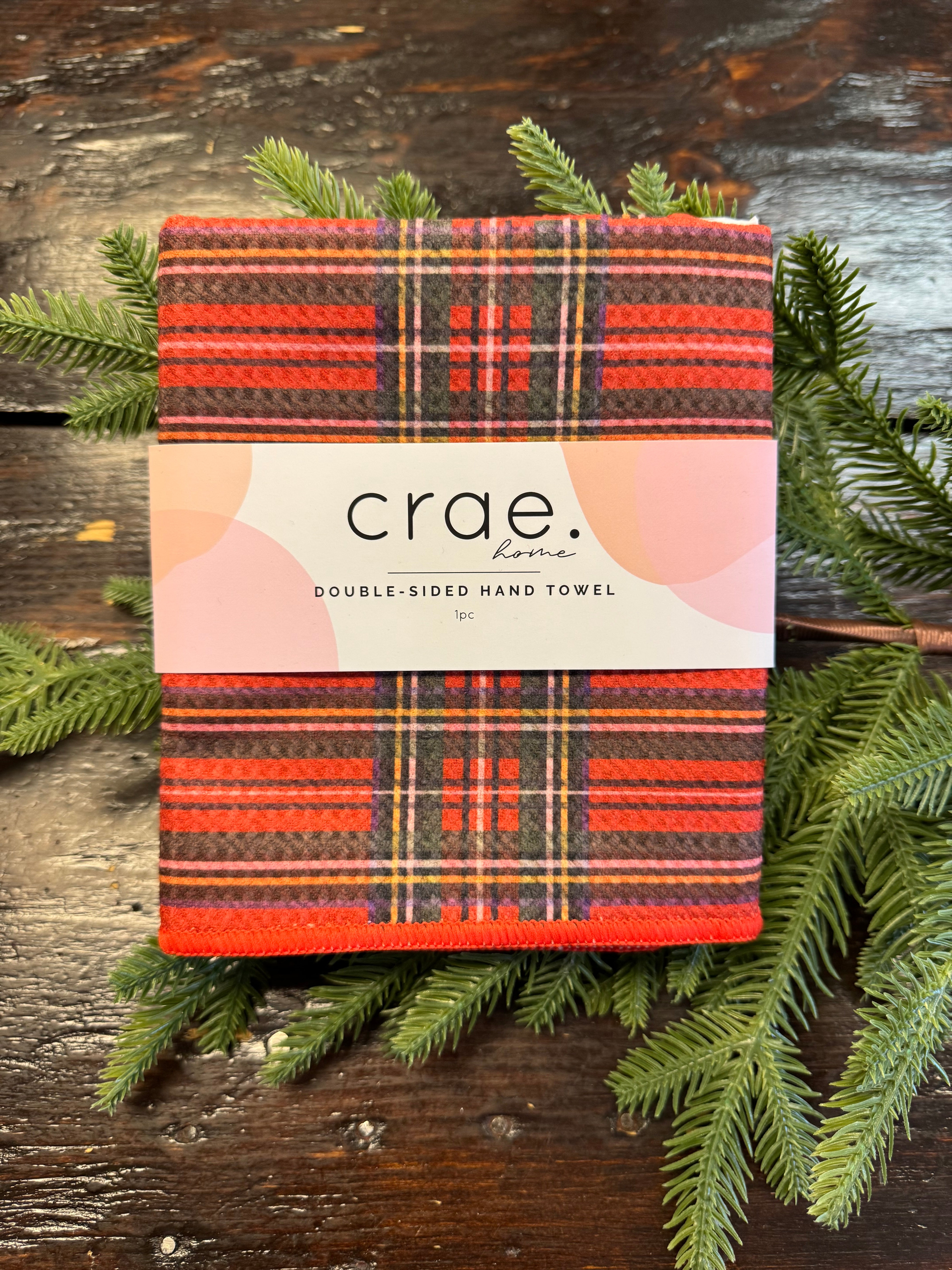 Vixen Plaid Hand Towel-Tea Towels-crae-The Silo Boutique, Women's Fashion Boutique Located in Warren and Grand Forks North Dakota