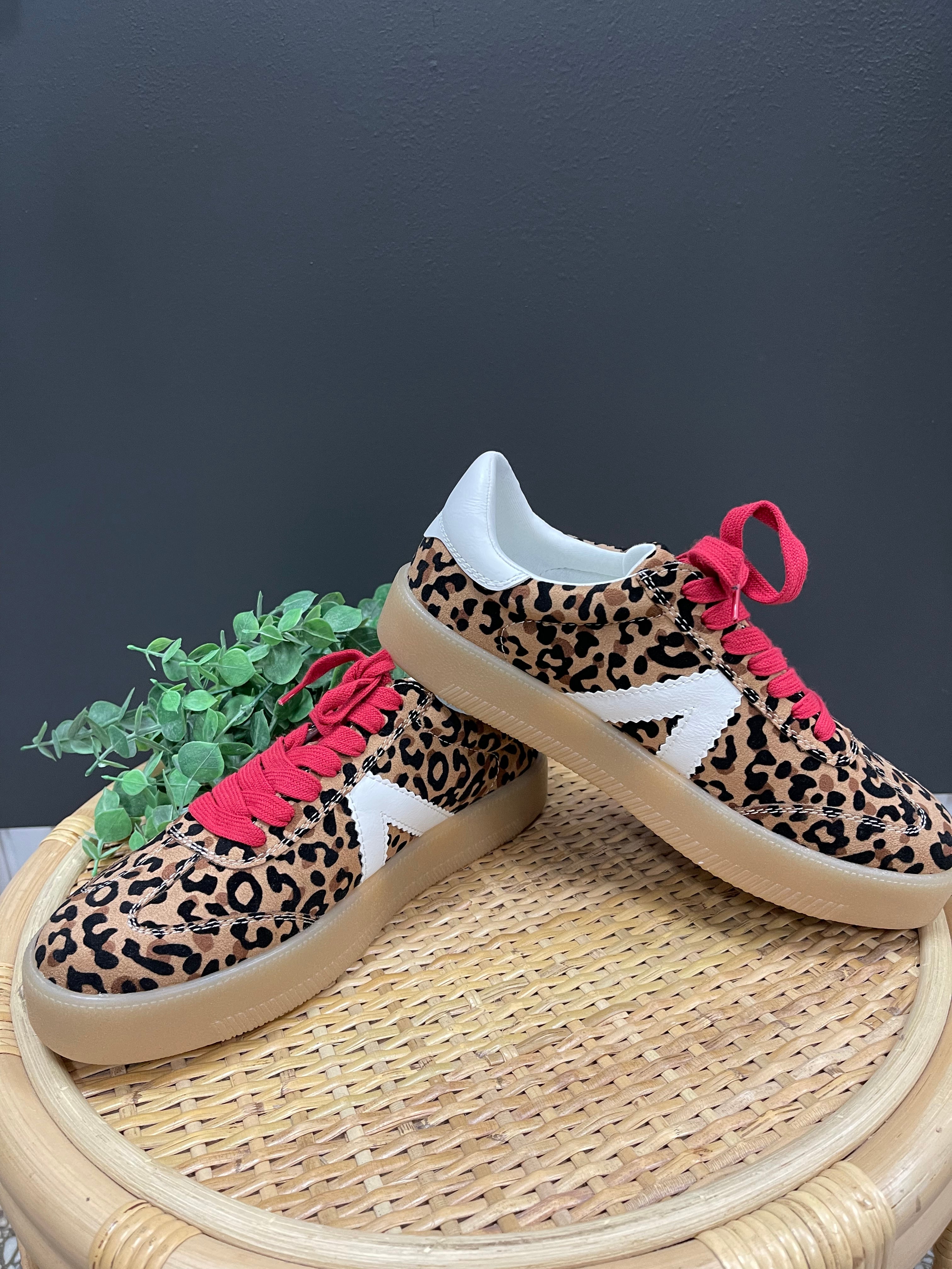 MIA Axel Leopard Sneaker-Sneakers-MIA-The Silo Boutique, Women's Fashion Boutique Located in Warren and Grand Forks North Dakota