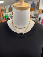 3 Strand Bone Necklace-Necklaces-Fame-The Silo Boutique, Women's Fashion Boutique Located in Warren and Grand Forks North Dakota