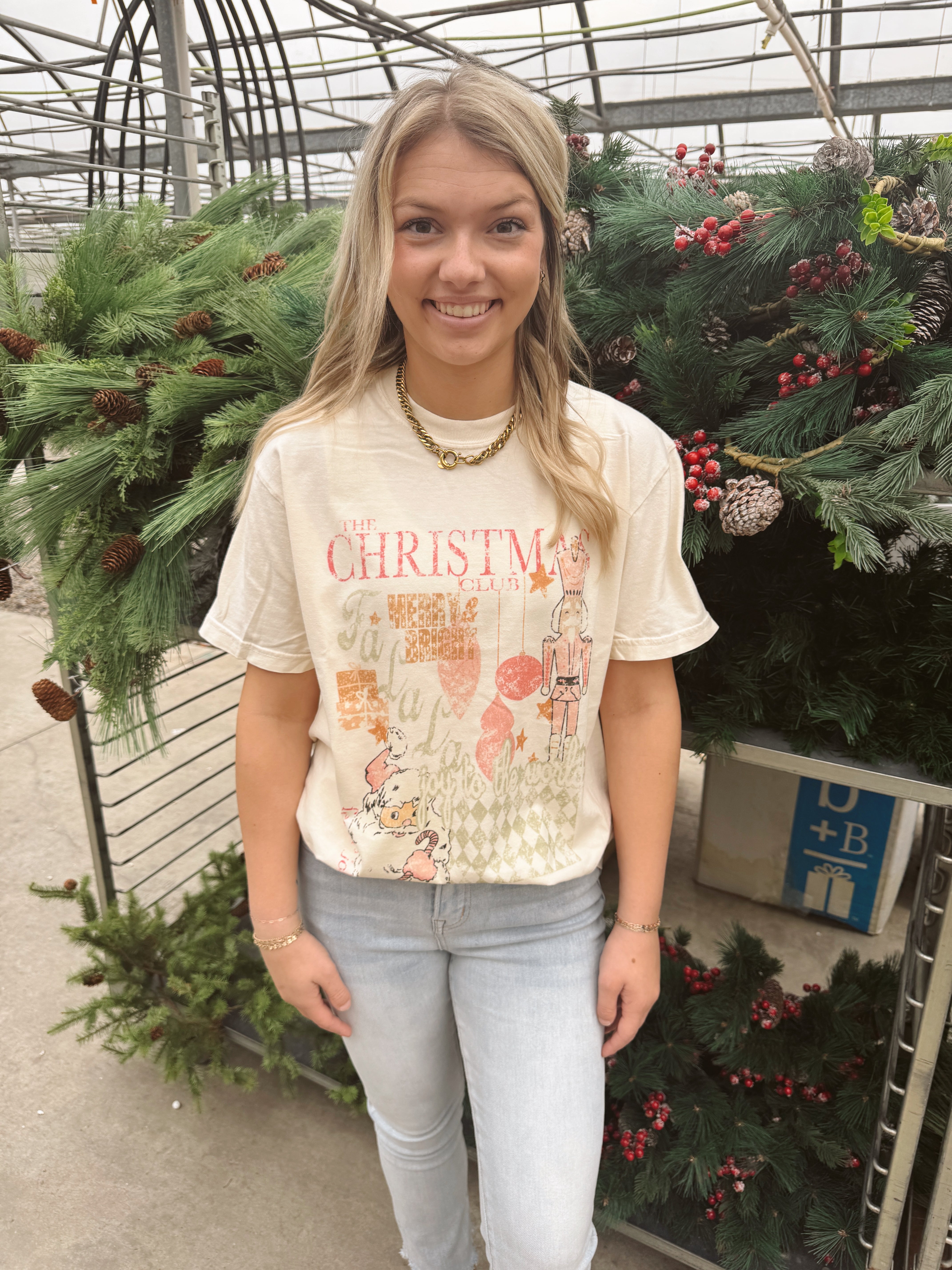 Christmas Club Tee-Final Sale-Graphic Tees-whitney-The Silo Boutique, Women's Fashion Boutique Located in Warren and Grand Forks North Dakota