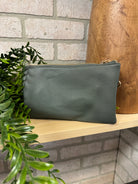 Riley 3 Compartment Crossbody/Wristlet-Crossbody Purses-Jen and Co-The Silo Boutique, Women's Fashion Boutique Located in Warren and Grand Forks North Dakota