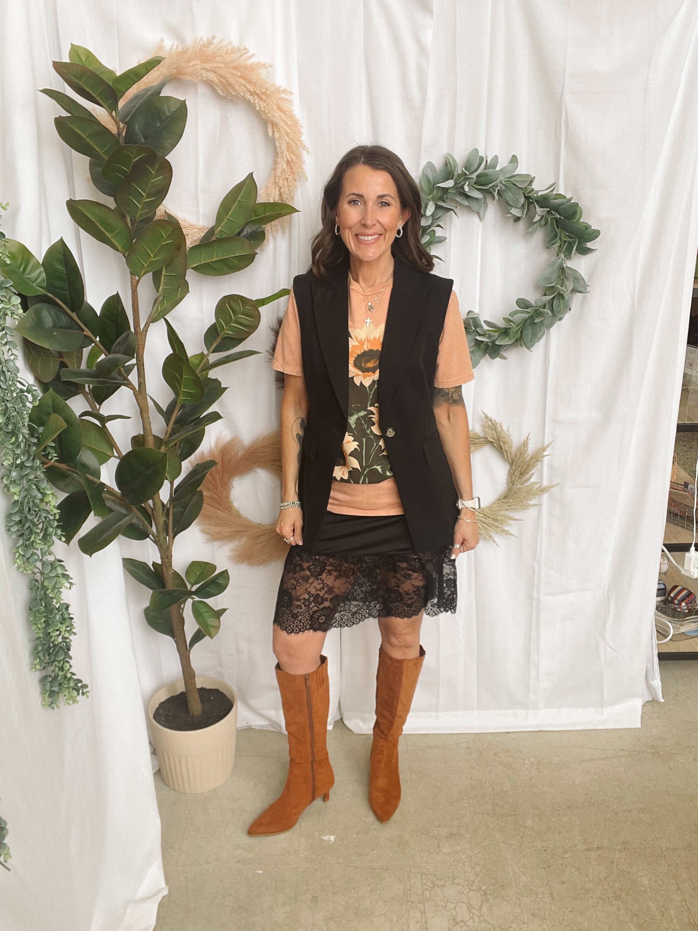 Black Slip Skirt-Skirts-zutter-The Silo Boutique, Women's Fashion Boutique Located in Warren and Grand Forks North Dakota