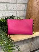 Riley 3 Compartment Crossbody/Wristlet-Crossbody Purses-Jen and Co-The Silo Boutique, Women's Fashion Boutique Located in Warren and Grand Forks North Dakota