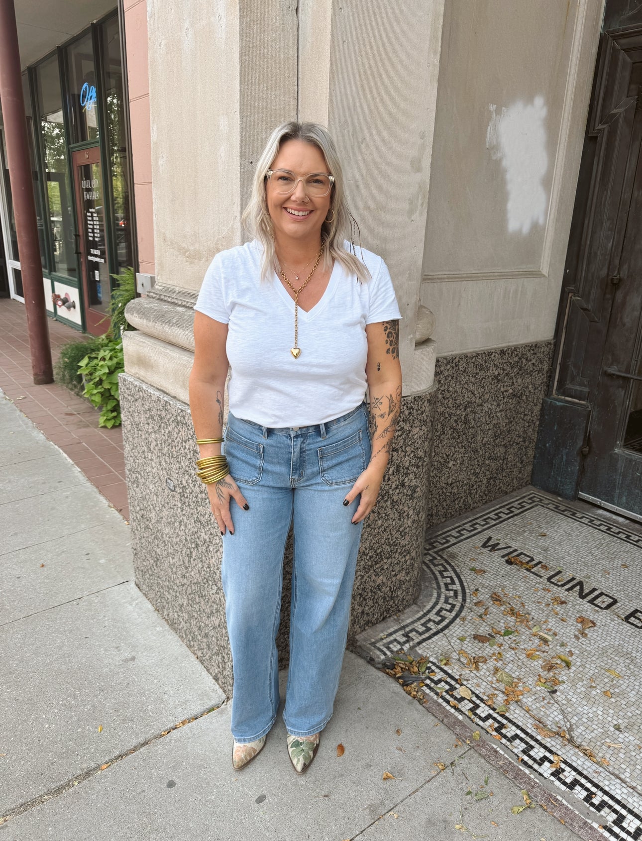 Be Cool Classic V Neck Top-4 colors-Short Sleeve Tops-be cool-The Silo Boutique, Women's Fashion Boutique Located in Warren and Grand Forks North Dakota