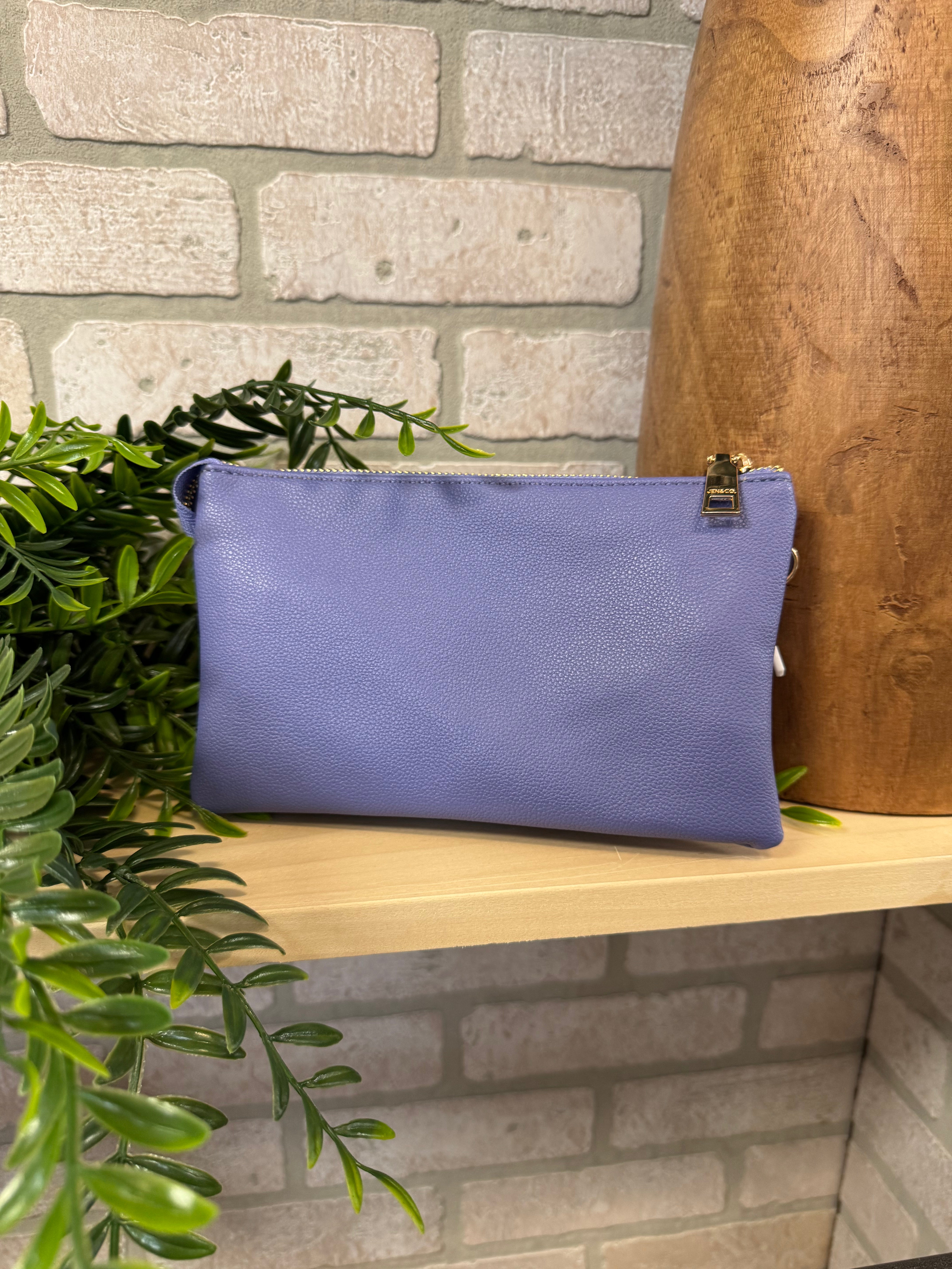 Riley 3 Compartment Crossbody/Wristlet-Crossbody Purses-Jen and Co-The Silo Boutique, Women's Fashion Boutique Located in Warren and Grand Forks North Dakota