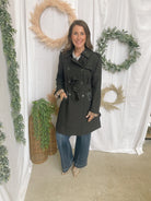 Eileen Black Classic Jacket-Coats & Jackets-mystree-The Silo Boutique, Women's Fashion Boutique Located in Warren and Grand Forks North Dakota