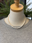 Blakeley Beach Pearl Necklace-Necklaces-blakeley-The Silo Boutique, Women's Fashion Boutique Located in Warren and Grand Forks North Dakota
