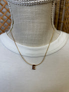 Delicate Initial Necklace-Necklaces-Fame-The Silo Boutique, Women's Fashion Boutique Located in Warren and Grand Forks North Dakota