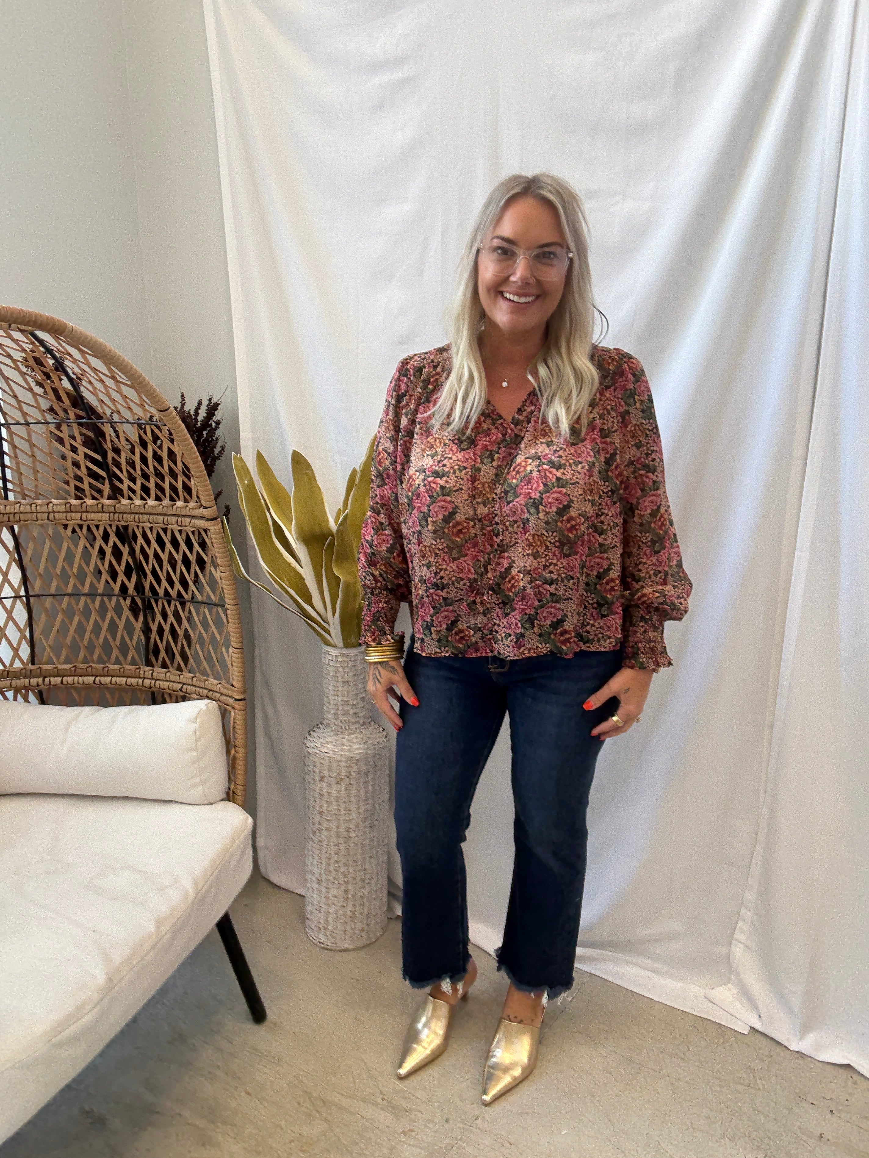 Riley Risen Dark Straight Jeans-Jeans-risen-The Silo Boutique, Women's Fashion Boutique Located in Warren and Grand Forks North Dakota