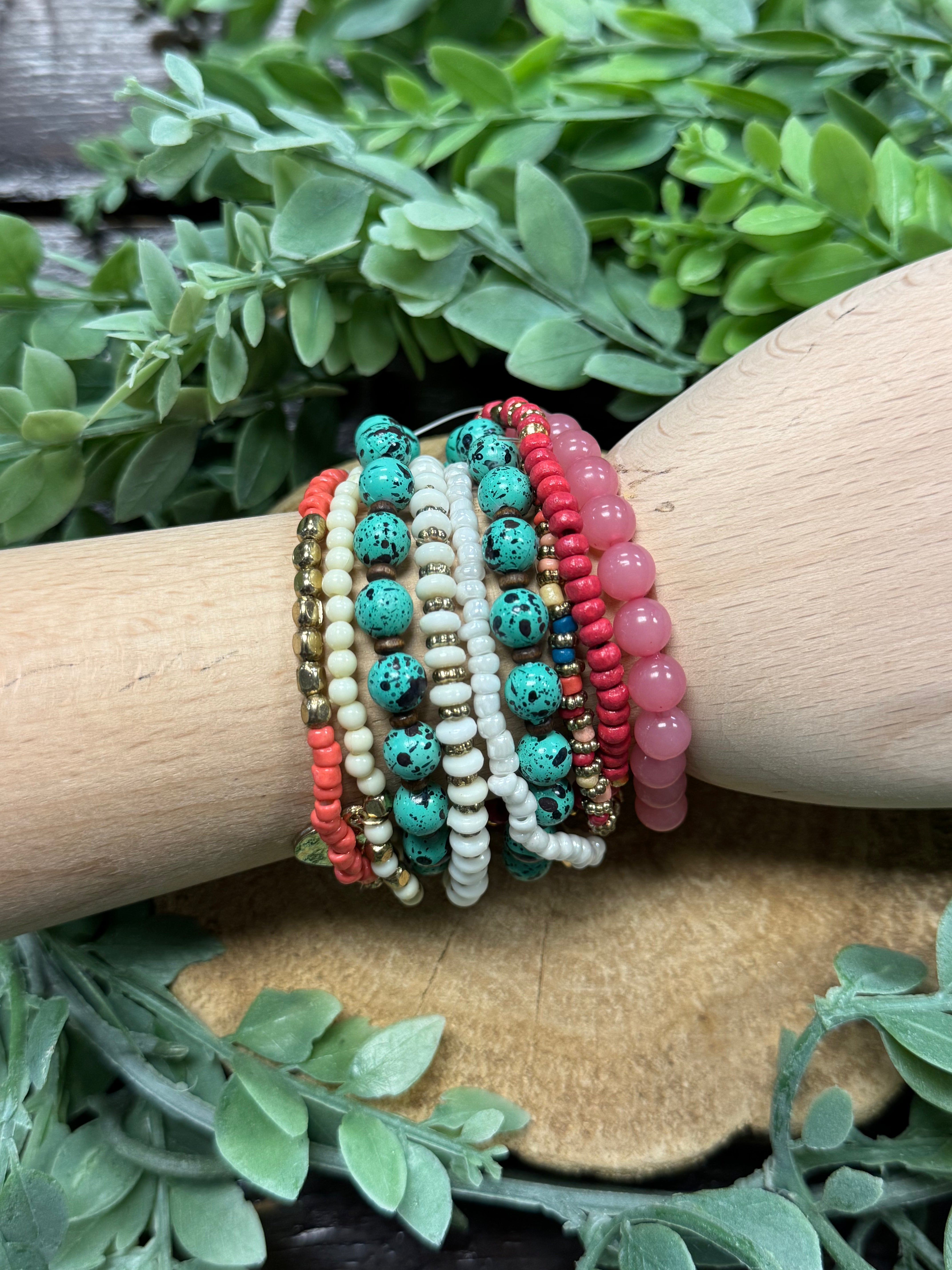 Bright Mix India Bracelet-Bracelets-Fame-The Silo Boutique, Women's Fashion Boutique Located in Warren and Grand Forks North Dakota