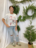 Merry Cocktail Tee-Final Sale-Graphic Tees-Summer Tees-The Silo Boutique, Women's Fashion Boutique Located in Warren and Grand Forks North Dakota