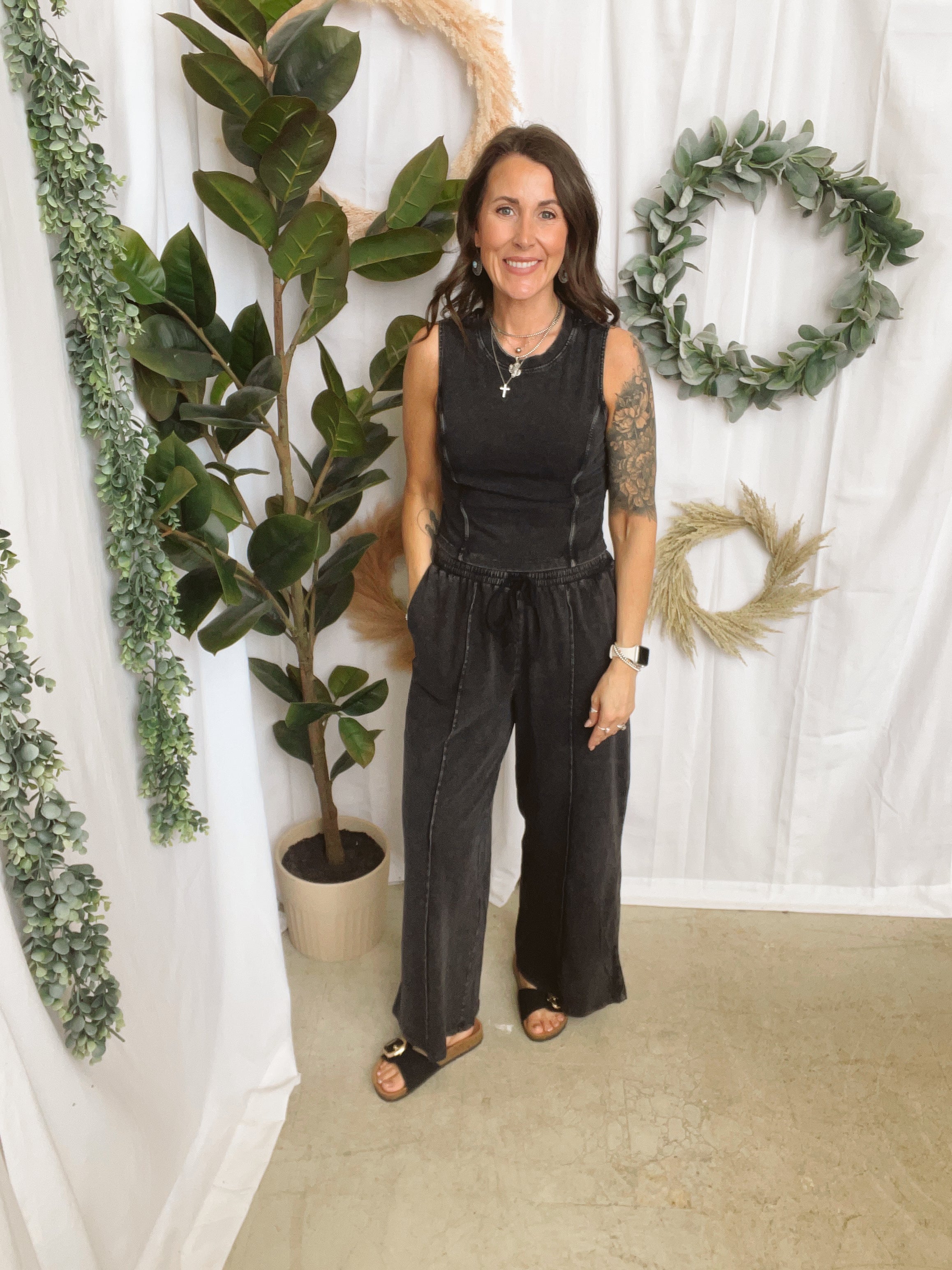 Feeling Free Set-Black-Outfit Sets-hyfve-The Silo Boutique, Women's Fashion Boutique Located in Warren and Grand Forks North Dakota