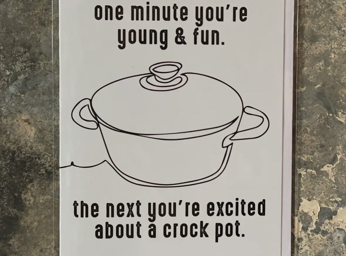 Crockpot Card-Cards-crooked halo-The Silo Boutique, Women's Fashion Boutique Located in Warren and Grand Forks North Dakota