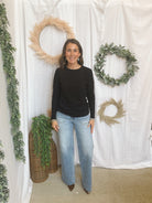 Risen Front Patch Pocket Jeans-Jeans-risen-The Silo Boutique, Women's Fashion Boutique Located in Warren and Grand Forks North Dakota