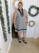 Kate Gingham Dress-Dresses-entro-The Silo Boutique, Women's Fashion Boutique Located in Warren and Grand Forks North Dakota