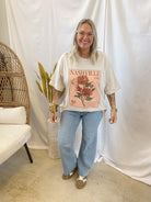 Nashville Postage Stamp Graphic Tee-Final Sale-Graphic Tees-zutter-The Silo Boutique, Women's Fashion Boutique Located in Warren and Grand Forks North Dakota