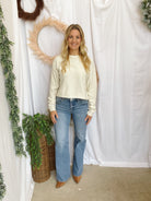 Zara Knit Sweater-Cream-Long Sleeve Tops-hyfve-The Silo Boutique, Women's Fashion Boutique Located in Warren and Grand Forks North Dakota