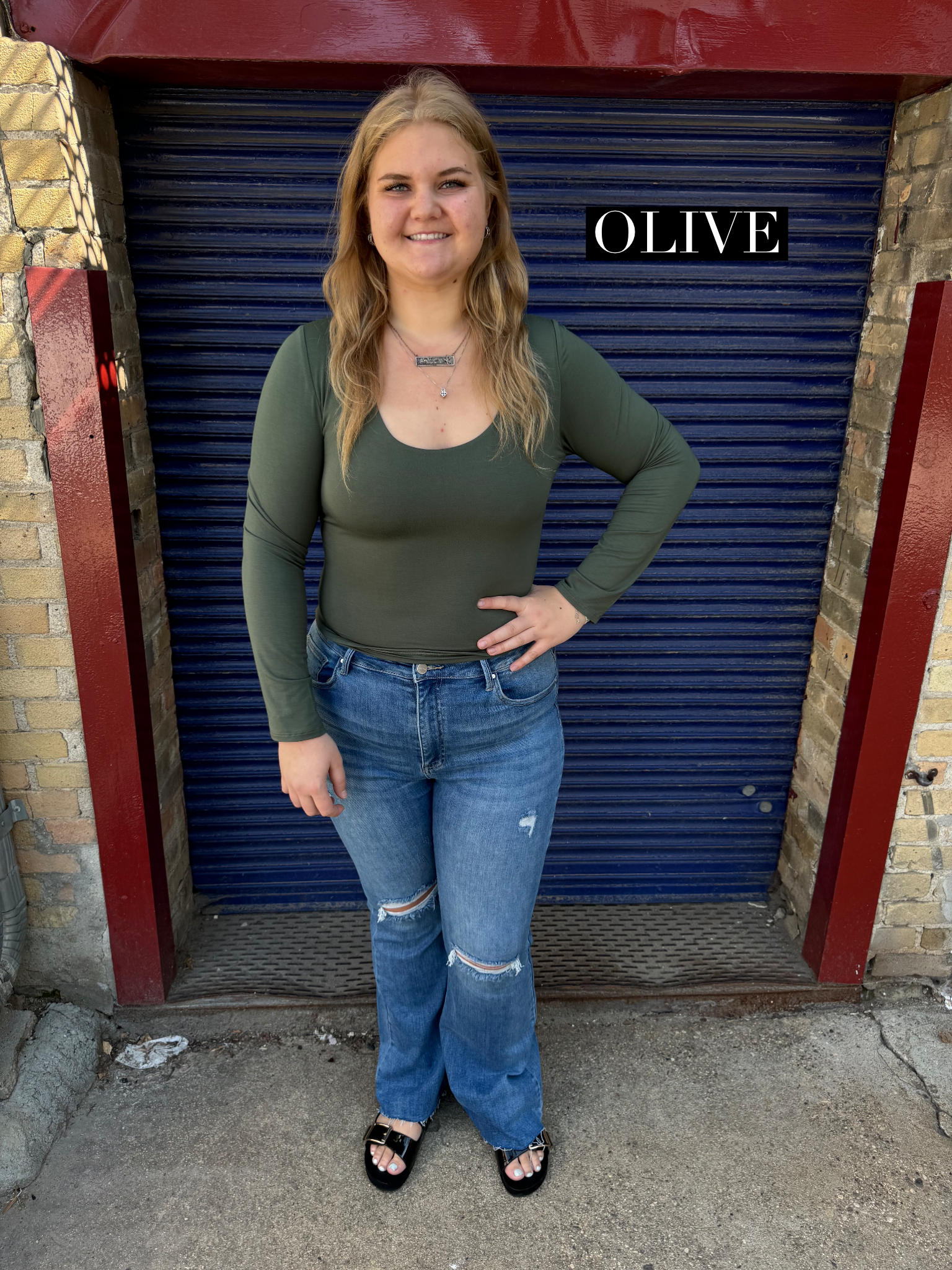 Cool Basic Long Sleeve Top-4 colors-Long Sleeve Tops-be cool-The Silo Boutique, Women's Fashion Boutique Located in Warren and Grand Forks North Dakota