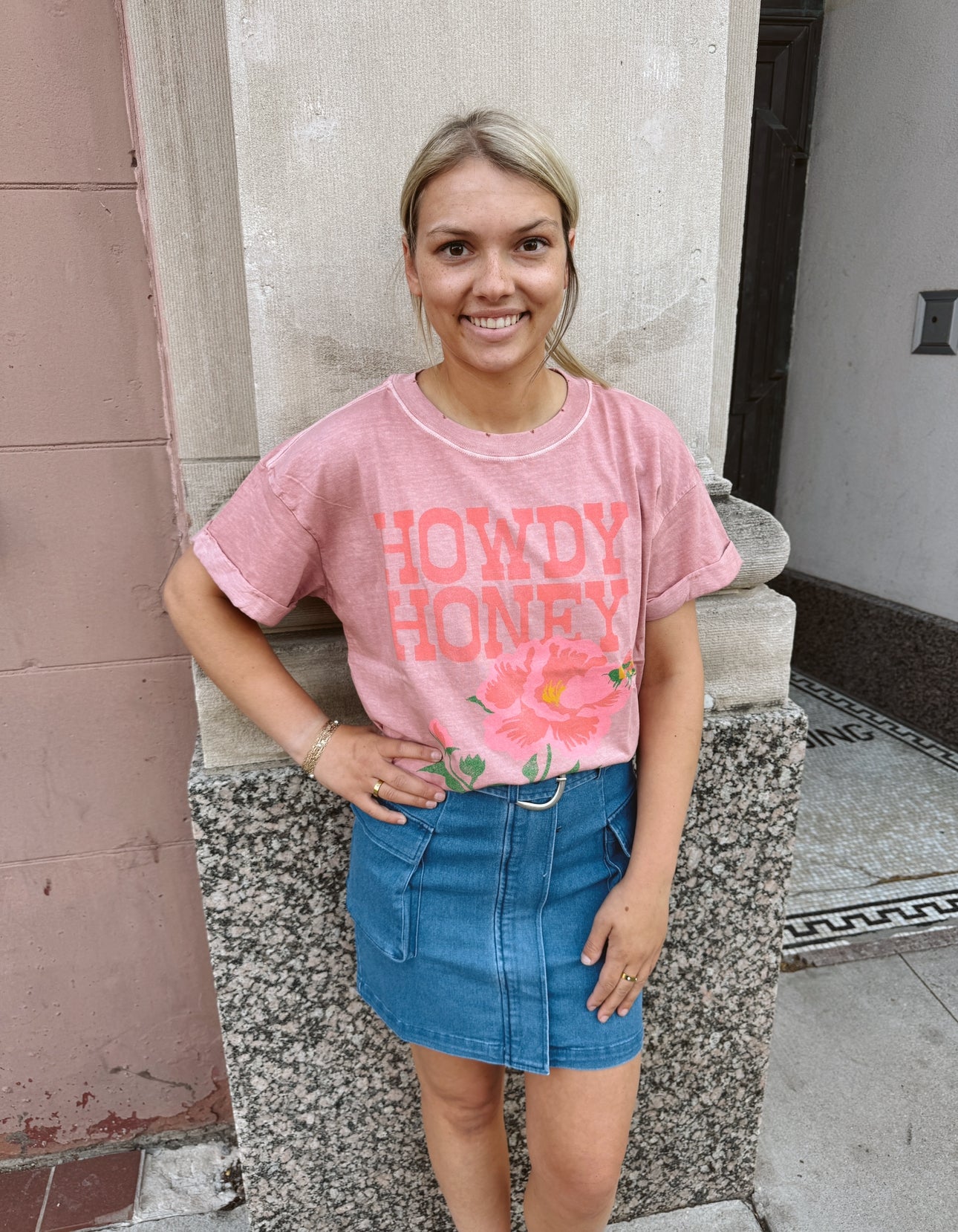 Girl Dangerous Howdy Honey Tee-Graphic Tees-girl dangerous-The Silo Boutique, Women's Fashion Boutique Located in Warren and Grand Forks North Dakota