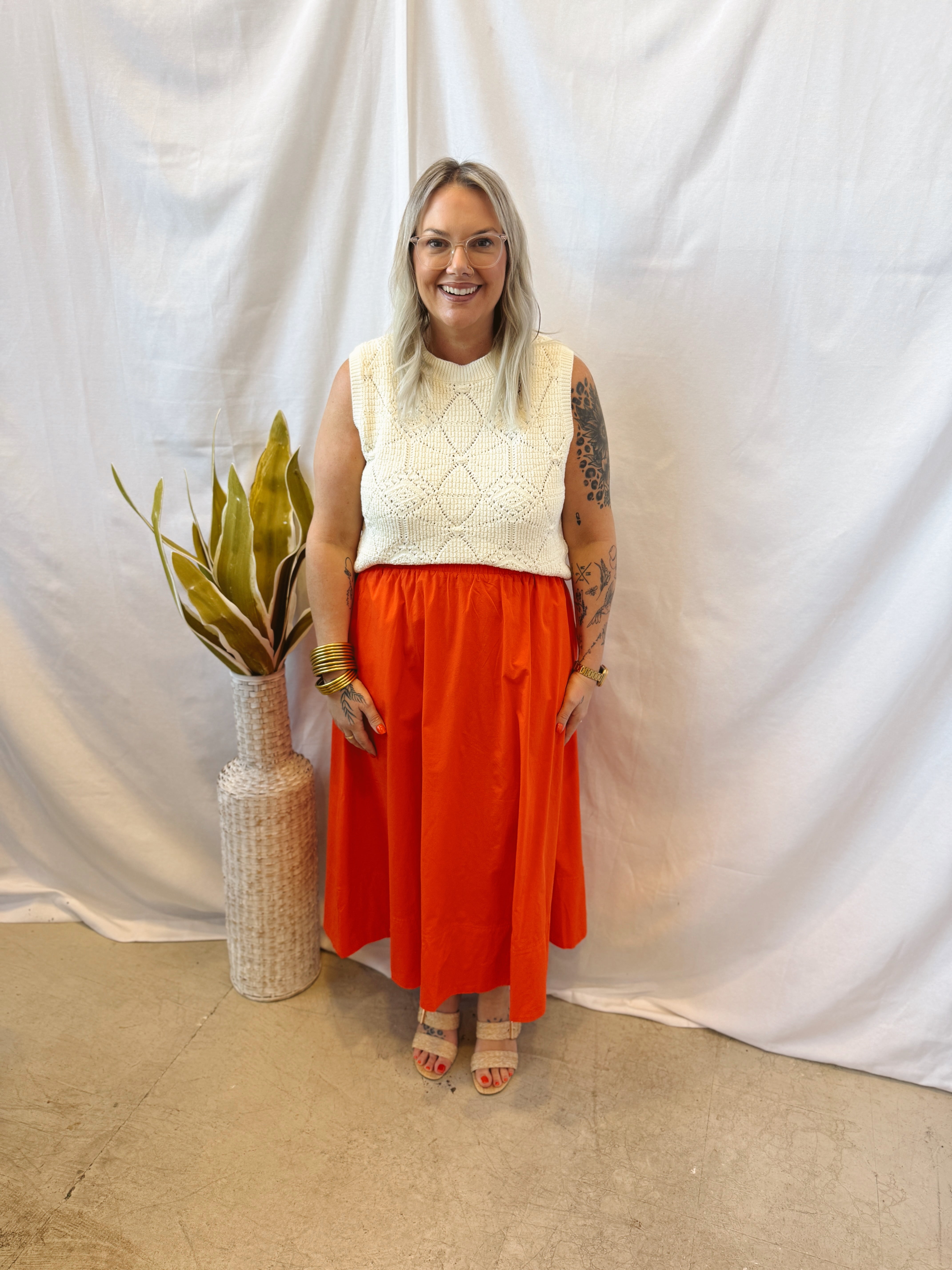 Charming Skirt-Tomato-Skirts-hyfve-The Silo Boutique, Women's Fashion Boutique Located in Warren and Grand Forks North Dakota