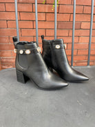 Bamboo Mode Gem Booties-Black-Final Sale-Boots-bamboo-The Silo Boutique, Women's Fashion Boutique Located in Warren and Grand Forks North Dakota