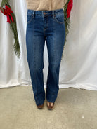 Risen Wide Leg Hem Jean-Jeans-risen-The Silo Boutique, Women's Fashion Boutique Located in Warren and Grand Forks North Dakota