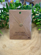 Clover Necklace-Necklaces-Fame-The Silo Boutique, Women's Fashion Boutique Located in Warren and Grand Forks North Dakota