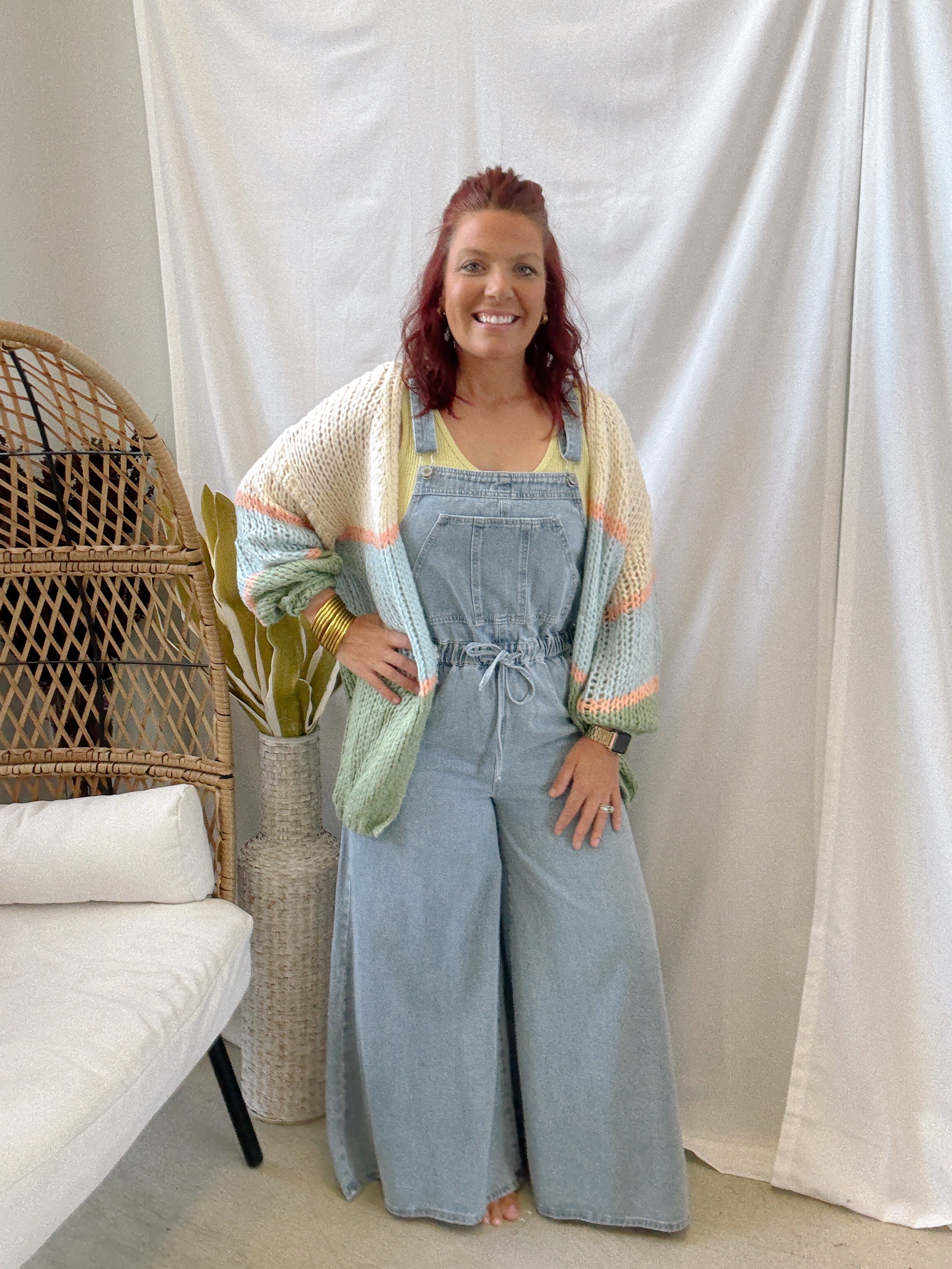 Wishlist Denim Wide Leg Overalls-Final Sale-Jeans-wishlist-The Silo Boutique, Women's Fashion Boutique Located in Warren and Grand Forks North Dakota