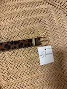 Leopard Faux Fur Belt-Belts-acity-The Silo Boutique, Women's Fashion Boutique Located in Warren and Grand Forks North Dakota