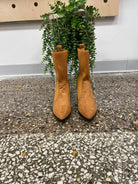 Camel Knit Chelsey Boot-Final sale-Boots-lazyshoe-The Silo Boutique, Women's Fashion Boutique Located in Warren and Grand Forks North Dakota