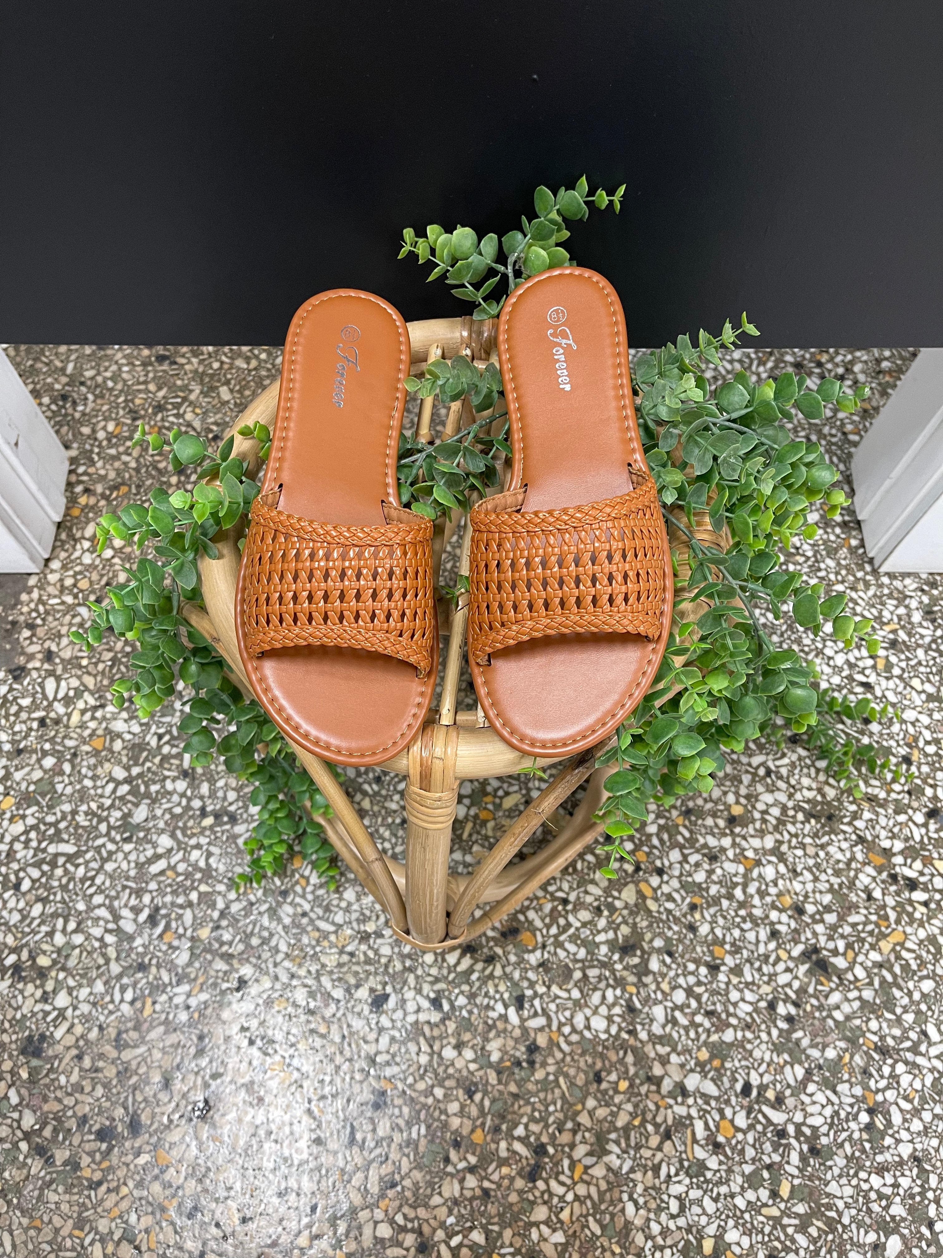 Forever Reason Camel Sandal-Sandals-Forever Link-The Silo Boutique, Women's Fashion Boutique Located in Warren and Grand Forks North Dakota