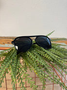 Dax Earhart Black Sunglasses-Sunglasses-dax-The Silo Boutique, Women's Fashion Boutique Located in Warren and Grand Forks North Dakota