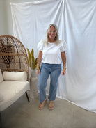 Lovervet Sharpest Slim Straight Jeans-Final Sale-Jeans-lovervet-The Silo Boutique, Women's Fashion Boutique Located in Warren and Grand Forks North Dakota