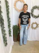 American 1979 Made Tee-Graphic Tees-faire-The Silo Boutique, Women's Fashion Boutique Located in Warren and Grand Forks North Dakota
