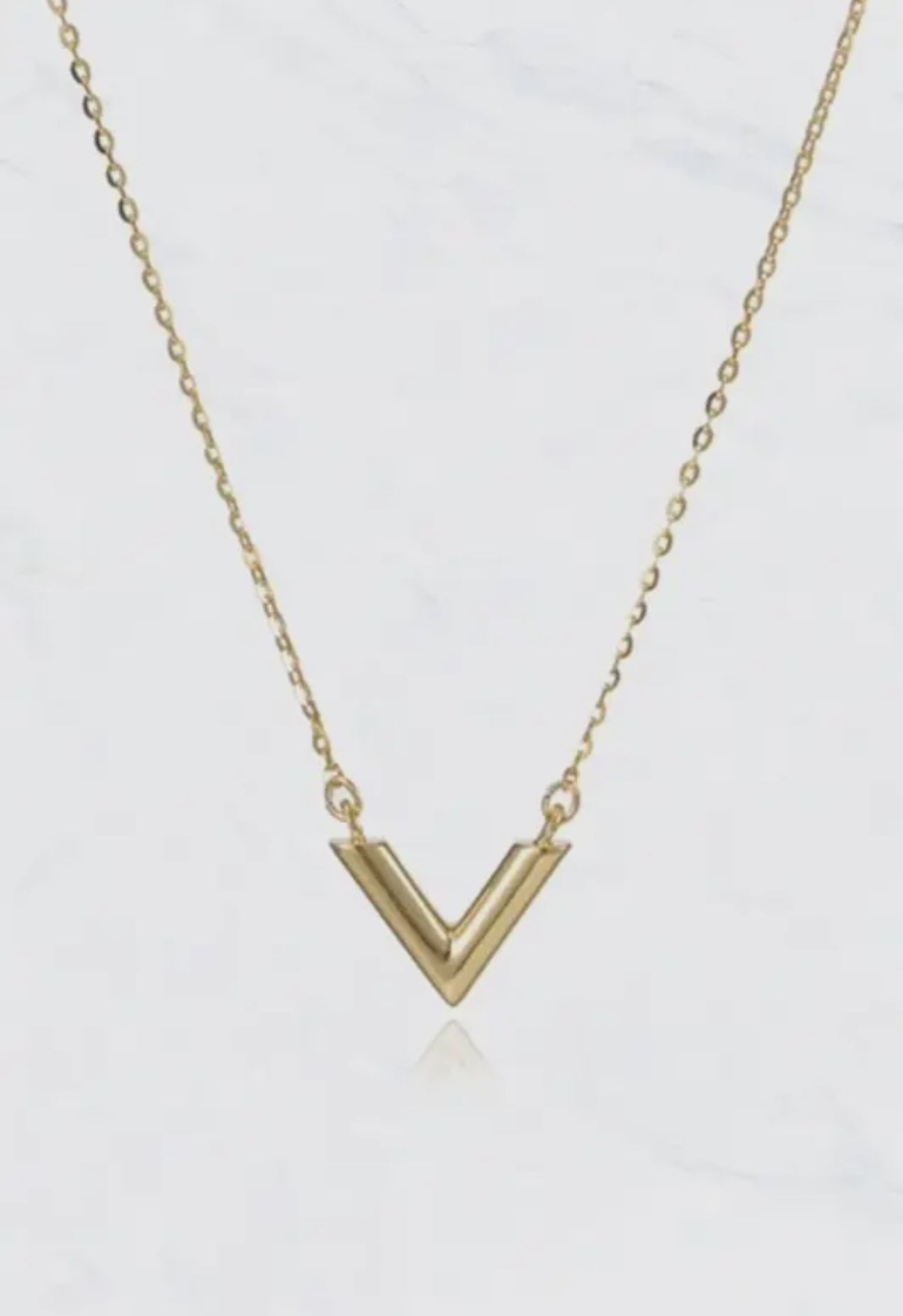 Gold Minimalist Necklace-Necklaces-Fair Anita-The Silo Boutique, Women's Fashion Boutique Located in Warren and Grand Forks North Dakota