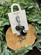 Silver 8 Ball Key Charm-Keychains-Fame-The Silo Boutique, Women's Fashion Boutique Located in Warren and Grand Forks North Dakota