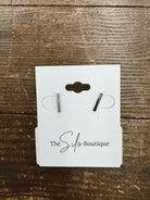 Mini Rectangle Stud Earrings-earrings-howards-The Silo Boutique, Women's Fashion Boutique Located in Warren and Grand Forks North Dakota