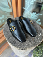 Soda Chantal Black Mule Shoe-Mules-soda-The Silo Boutique, Women's Fashion Boutique Located in Warren and Grand Forks North Dakota