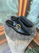 Soda Chantal Black Mule Shoe-Mules-soda-The Silo Boutique, Women's Fashion Boutique Located in Warren and Grand Forks North Dakota