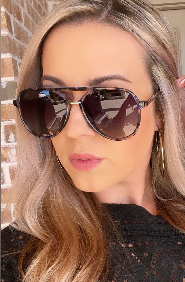 Dax Earhart Marble Sunglasses-Sunglasses-dax-The Silo Boutique, Women's Fashion Boutique Located in Warren and Grand Forks North Dakota