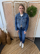 KUT Julia Denim Jacket-Coats & Jackets-Kut-The Silo Boutique, Women's Fashion Boutique Located in Warren and Grand Forks North Dakota