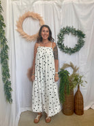 Riviera Promenade Polka Dress-Dresses-cozy co-The Silo Boutique, Women's Fashion Boutique Located in Warren and Grand Forks North Dakota