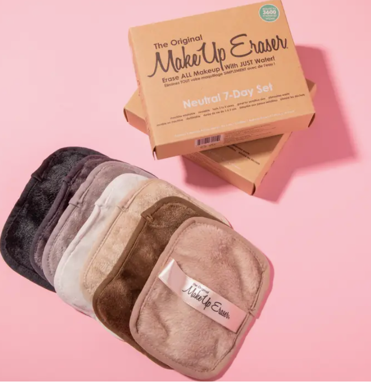 Neutral 7-Day MakeUp Eraser Set-Cosmetics-Make Up Eraser-The Silo Boutique, Women's Fashion Boutique Located in Warren and Grand Forks North Dakota