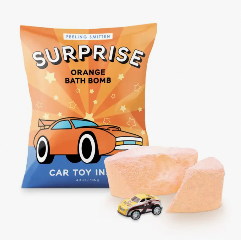 Race Car Surprise Bath Bomb-Bath-smitten-The Silo Boutique, Women's Fashion Boutique Located in Warren and Grand Forks North Dakota