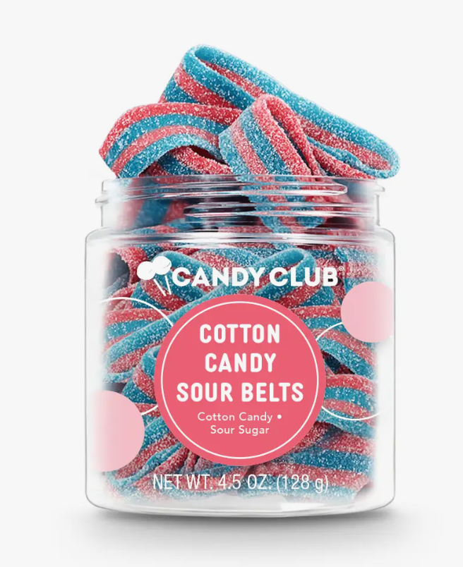 Candy Club Cotton Candy Sour Belts-Candy-candy club-The Silo Boutique, Women's Fashion Boutique Located in Warren and Grand Forks North Dakota