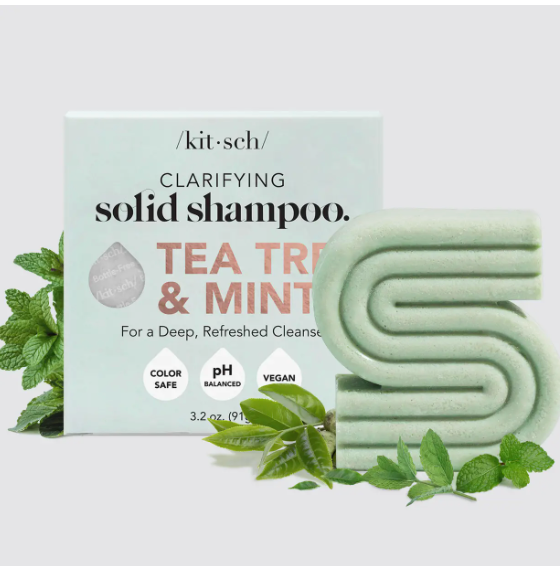 Kitsch Tea Tree + Mint Clarifying Shampoo Bar-Hair Accessories-kitsch-The Silo Boutique, Women's Fashion Boutique Located in Warren and Grand Forks North Dakota