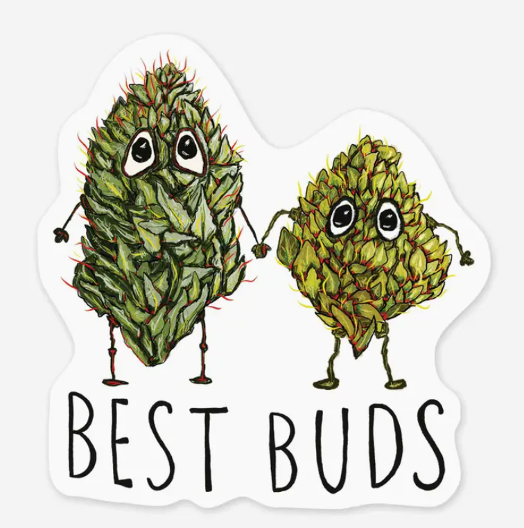 Best Buds Sticker-Stickers-faire-The Silo Boutique, Women's Fashion Boutique Located in Warren and Grand Forks North Dakota